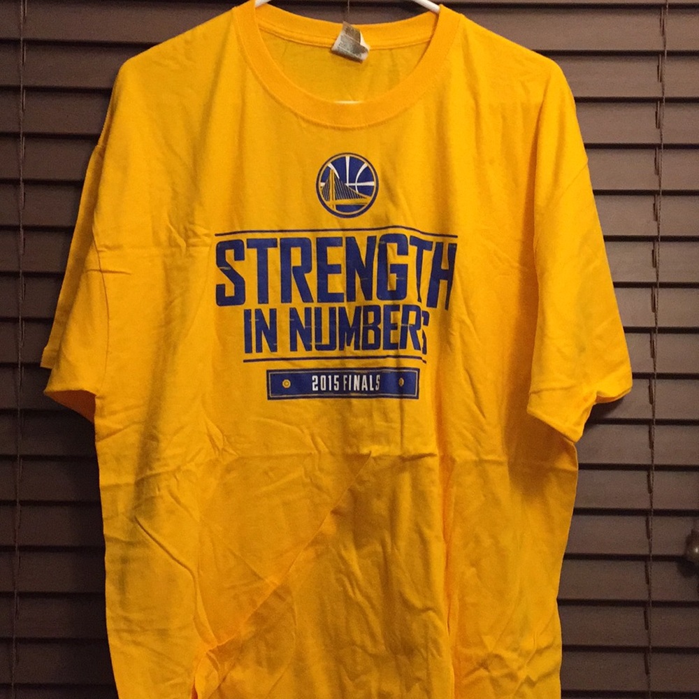 Warriors 2015 finals promo shirt